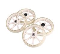 MotiveTech 4 Replacement Wheels for Supermarket Shopping Carts (PU Parts)