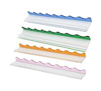 MotiveTech 4Pcs Mahjong Racks Mahjong Tile Racks Holiday Game Accessories Comfort Collectible Smooth Easy to Use Acrylic with Pushers