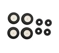 MotiveTech 4Pcs RC Tires and Counterweight Upgrade, DIY Accessory for C94 Model 1/12 RC Car Trucks Vehicles, Black White A