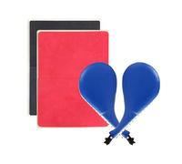 MotiveTech 4Pcs Taekwondo Training Set Kick Pads for Martial Arts Practice And Sparring, Blue Red Black