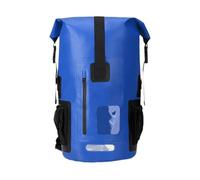 MotiveTech 55L Waterproof Backpack Dry Pack PVC 13x22.8inch for Cycling Commute, Blue