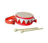 MotiveTech 6 Inch Snare Drum, Educational Musical Toy with Drumsticks, Percussion Instrument for Kids, Teens And Beginners, Red