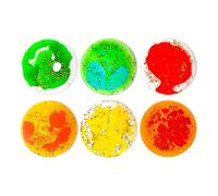 MotiveTech 6 Units of Fidget Gel Toys for Classroom, Circle