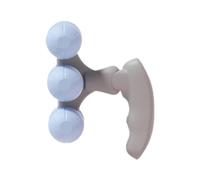 MotiveTech 6 Wheels Manual Massage Roller Deep Tissue Muscle Massage for Back Arms Shoulders, Blue