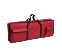 MotiveTech 61 Key Keyboard Bag Thickened Keyboard Bag with Shoulder Strap Shock Resistant for Students, Music Lessons, Array, Red, 61 Key