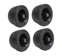 MotiveTech 7 Inch Wheelbarrow Tire, Heavy Duty Lightweight Cart Trailer Solid Wheel for Indoor Shopping, Camping And Travel.