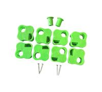 MotiveTech 8 Replacement Floor Protectors for Camping Chairs, Professional Replacement Legs, Green
