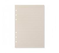 MotiveTech 80 Sheets Binder Refill Paper Refillable Notebook Filler Sheets Smooth Writing Experience Lined Filler Paper for Journalers, Students, A5, Lined