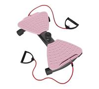 MotiveTech Ab Board Waist Twisting Machine, Waist Sculptor, Rotating, Multifunction Abdominal Burner, Twisting Disc for Home Gym, Black Pink
