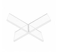 MotiveTech Acrylic Book Stand Hands Read Book Holder Display Easel Modern Minimalist Design Cookbook Recipe Stand Rack for Students, Cooks, Kitchen, A