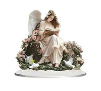 MotiveTech Acrylic Fairy Angel Decor, 2D Flat Sign, Unique, Colorful, Lightweight, with Base for Desk, for Entryway, Closet, And Bedroom.