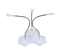 MotiveTech Action Figure Stand And Model Display Stand Display Base with Movable Arm for Posing Freedom Suitable for Creating, Clear