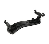 MotiveTech Adjustable Black Plastic Violin Shoulder Rest for Size 1/2 to 1/8, Black, 1-4-1-8