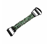 MotiveTech Adjustable Chest Strap Resistance Band Chest Expander Latex Exercise Band Upper Body Elastic Handles Wrapped Grip Suitable for strength training recovery days, Camouflage Green