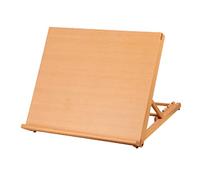 MotiveTech Adjustable Wooden Desktop Easel, Portable Drawing Board, Painting Tools for Children, Multi, 45x35x30cm