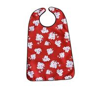 MotiveTech Adult Bib for Eating Dining Aid Clothes Protector Convenient Beautiful Gift Elder Dining Elderly Bib Waterproof for Adults, Style D