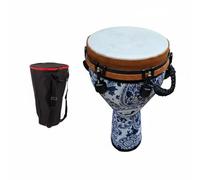MotiveTech African Hand Drum Drum Easy to Tone Percussion Instrument for Beginners, Porcelain Sheep