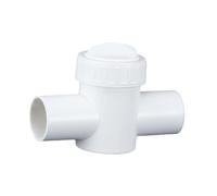 MotiveTech Aquarium Control Valve with Fine Adjustment Efficient Noise Reduction Easy Integration Into Existing Systems Material Suitable for Aquariums, White 25mm