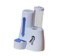 MotiveTech Automatic Hamster Feeder, Automatic Dispenser, Hamster Water Bottle, Versatile Transparent Bowl for Gerbils And Small Animals, blue, 125ml