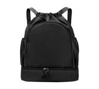 MotiveTech Backpack with Shoe Organizer for Outdoor Sports And Activities, Black