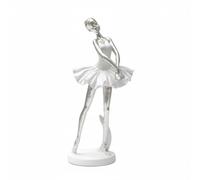 MotiveTech Ballet Dancer Sculpture Elegant Design Ballet Dancer Statue Modern Design Ballerina Statue for Dancers, Bedroom, Bookshelf, 21126 Hands Crossed