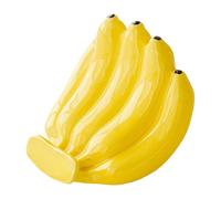 MotiveTech Bananas Sculpture Phone Stand Holder for Home Table Decoration, Yellow