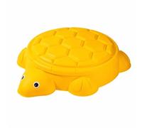 MotiveTech Basin with Cover Spacious Sensory Playset Indoor Toy for Backyard, Yellow