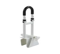 MotiveTech Bathtub Wall Handrail Bathtub Railing Height Adjustable Metal Bath Tub Grab Bar Shower Security Handle for Handicap Elderly