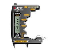 MotiveTech Battery Tester Household Battery Life Level Tester Universal Compact Multipurpose Power Meter for Home Use AAA 9V AA