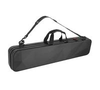 MotiveTech Billiard Quiver, Billiard Cue Bag, Cue Case, Transport Box, Lightweight Container Made of PP Polyester for 2/3 Cues for Travel And As A Gift, Regular Black