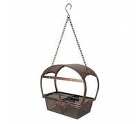 MotiveTech Bird Feeder for Outside Birdfeeders Heavy Duty Decoration Hanging Tray Mesh Feeders, for Deck Outdoor
