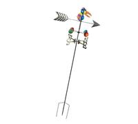 MotiveTech Bird Weather Vane with Wind Direction Indicator, Easy Installation, Decorative Ornament for Patio, Garage, Gazebo, Roof, Chicken Coop