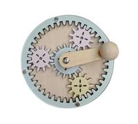 MotiveTech Busy Board, Hand Crank Gear, DIY Accessories, Material, Learning, Practical Skills, Activity Center, Board for Toddlers, Airplane, Travel Game