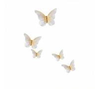 MotiveTech Butterfly Wall Decor Three-Dimensional Butterfly Wall Art Eye-Catching for Bedroom, Entryway, Butterfly Perch Se A
