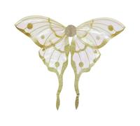 MotiveTech Butterfly Wing Costume Angel Party Photo Prop for Birthday Stage Performance, Gold