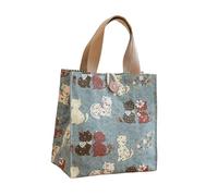 MotiveTech Canvas Tote Bag Lightweight Versatile Shopping Bag for Office Picnic Vacation
