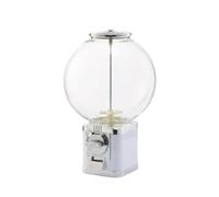 MotiveTech Capsule Machine Countertop Toy Dispenser with Globe Scratch Resistant Bouncy Ball Machine for Playrooms, White