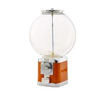 MotiveTech Capsule Machine Countertop Toy Dispenser with Globe Scratch Resistant Bouncy Ball Machine for Playrooms, Orange