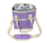 MotiveTech Car Drink Carrier Open-Style Insulated Drink Carrier Carry Handles Beverage Transport for on the Go, Array, Light Purple