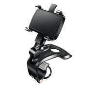 MotiveTech Car Phone Mount Black Multifunctional Gifts 1400° Rotation Quick Install High Performance Accessories Phone Holder, No Number Plate