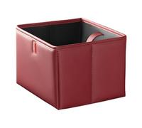 MotiveTech Car Trash Holder for Back Seat with Straps, Portable Waste Management Box, Red