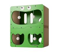 MotiveTech Cardboard Cat House, Scratching Board, Hiding Castle, for Exercise And Play, Kitten Lounge,
