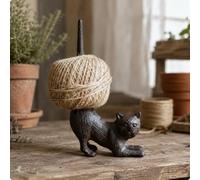 MotiveTech Cast Wrought-Feathered Spool Effortless Pull Unspool Bird Shaped Jute Thread Holder Rustic Cast Iron Jute Thread Holder for Gardeners, Crafters, Shop Window, Ds-6901
