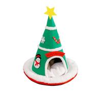 MotiveTech Cat Bed, Pet House, Nest, Comfortable Christmas Decoration, Cushion, Cozy Cave Bed for Indoor Cats, Removable for