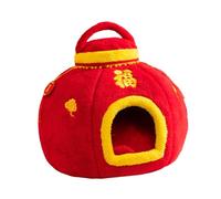 MotiveTech Cat Cave, Cozy Portable Pet Bed, New Year's Decoration, Sturdy Non-slip Base, Creative Puppy House, Nest, M