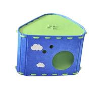 MotiveTech Cat House, Cat Bed, Cave, Claw Protection, Breathable, Cozy Hiding Place, Kitten Bed, Blue