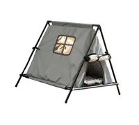 MotiveTech Cat Tent, Shelter for Stray Cats, Portable Breathable Sleeping Bed, Ideal for Bedroom, Home, Porch, Patio, gray S