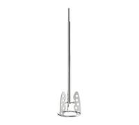 MotiveTech Cement Mixing Rod Mixer Tool Paddle Drill Attachment Stainless Steel Material Multipurpose Use Mixing Function, Hex