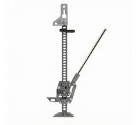 MotiveTech Children Climbing Vehicle RC Crawler Jack Model Accessory Adjustable Construction Scale Tool With Upright Rail Flat Lifting Foot And Silver Rod, Titanium