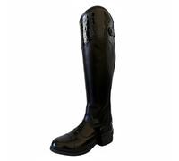 MotiveTech Children Riding Gear Leather Half Equestrian Leg Guards With Ergonomic Fit And Close For Comfort And Control Suitable for training practice outdoor riding, Xxxl, Adult